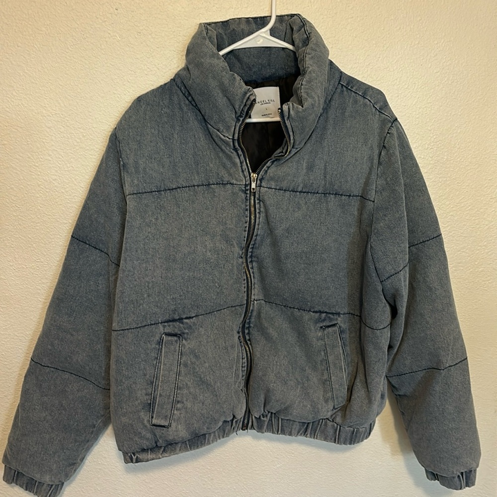 Angel Kiss LA Denim Puffy Jacket